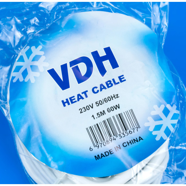 Гибкий нагревательный элемент для холодильника 1,5м 220V 60W
