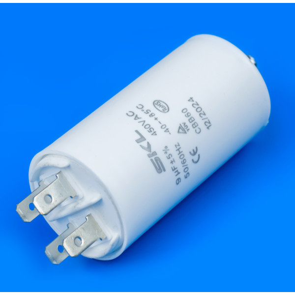 Конденсатор для стиральной машины 9 Mf 450V SKL