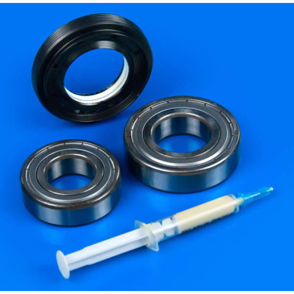 Комплект подшипников SKF и сальник LG (205 + 206 + 37-66-9,5/12 + Смазка)