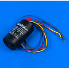 Конденсатор двойной для стиральной машины 10+5Mf 450V Saturn CBB60