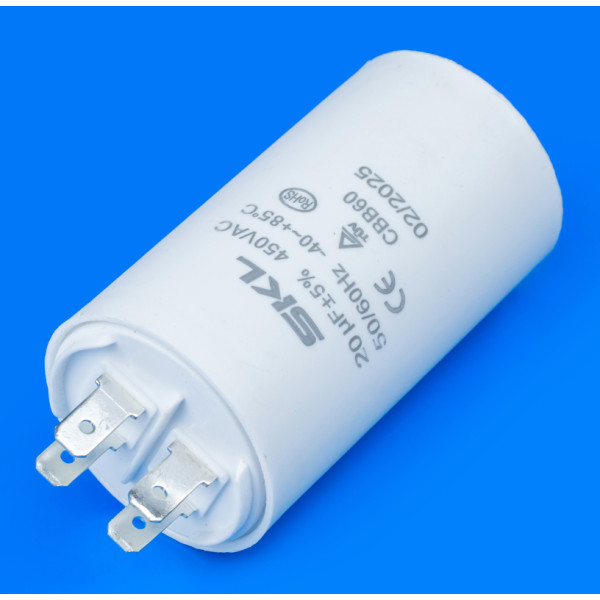 Конденсатор для стиральной машины 20 Mf 450V SKL
