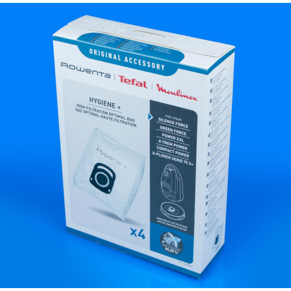 Комплект мешков для пылесоса Rowenta 4 шт ZR200540