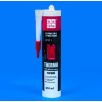 Термостойкий черный силиконовый герметик belife 310ml