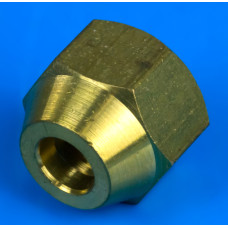 Муфта латунная 1/4" для трубки 1/4" (6,35мм) для кондиционера