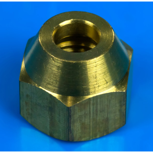 Муфта латунная 1/4" для трубки 1/4" (6,35мм) для кондиционера