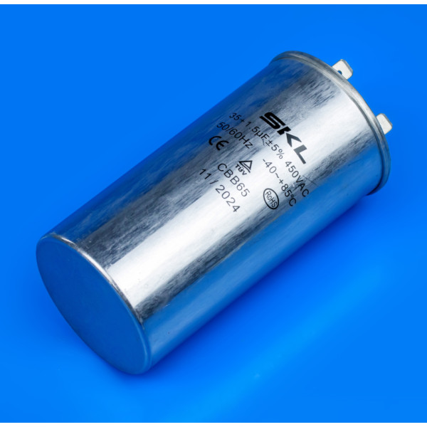 Двойной конденсатор 35µF+1.5µF 450V для кондиционера