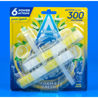 Чистящие блоки для унитаза Astonish с лимонным ароматом, 2 шт