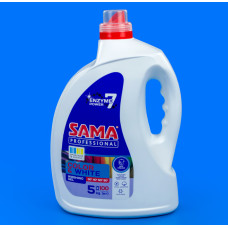 Гель для стирки Sama Professional Color &amp; White, универсальный, 5л