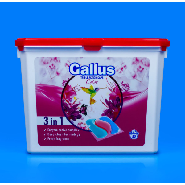 Капсулы для стирки Gallus Color, 30 шт
