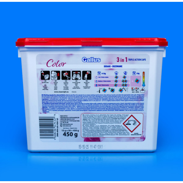 Капсулы для стирки Gallus Color, 30 шт